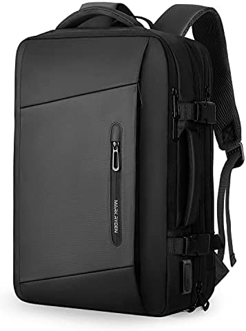Mark Ryden Laptop Backpack,17.3 Inch Large Capacity Business Backpack for Men,Waterproof Expandable Carry-on Travel Backpack,Anti-Theft Gaming Laptop Backpack with USB Charger (Expandable 30L-45L)